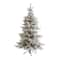 6ft. Pre-Lit West Virginia Spruce Artificial Christmas Tree, Clear LED Lights